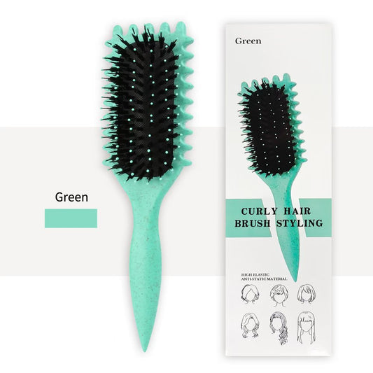 Curl Defining Brush For Curly Hair – Lifts Roots, Defines Curls, Reduces Frizz