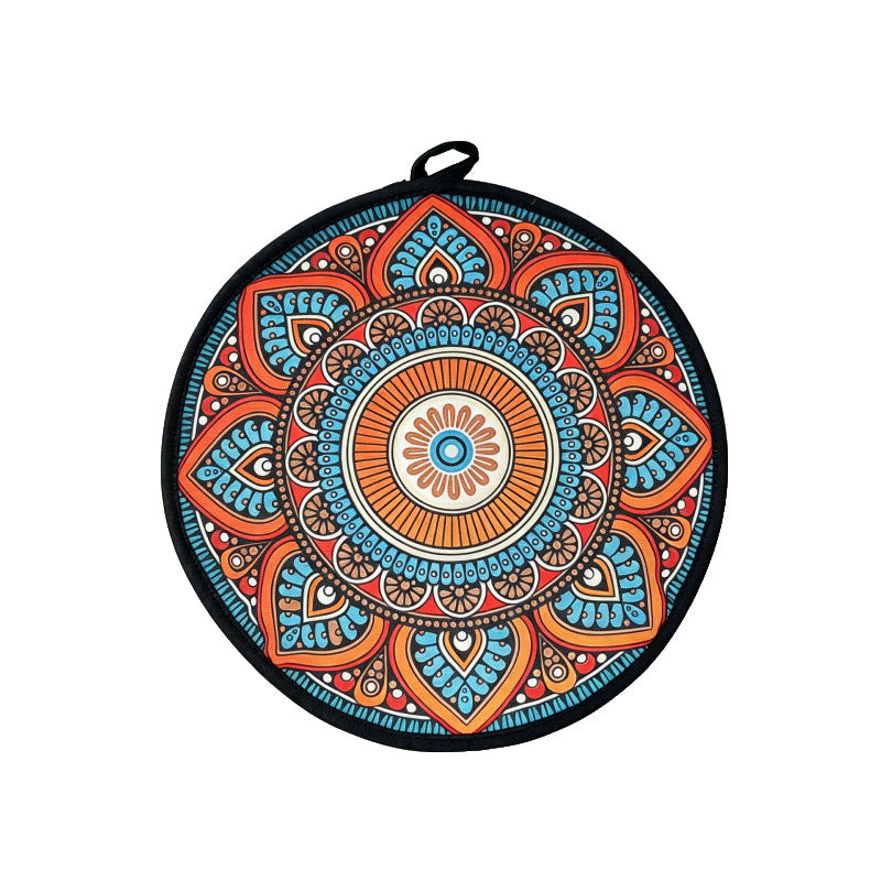 12-Inch Round Decorative Pattern Tortilla Warmer Pouch