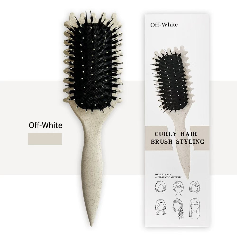 Curl Defining Brush For Curly Hair – Lifts Roots, Defines Curls, Reduces Frizz