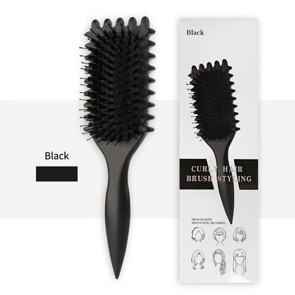 Curl Defining Brush For Curly Hair – Lifts Roots, Defines Curls, Reduces Frizz