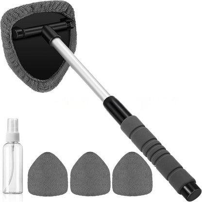 Windshield Cleaning Tool Kit, Microfiber Car Window Cleaner