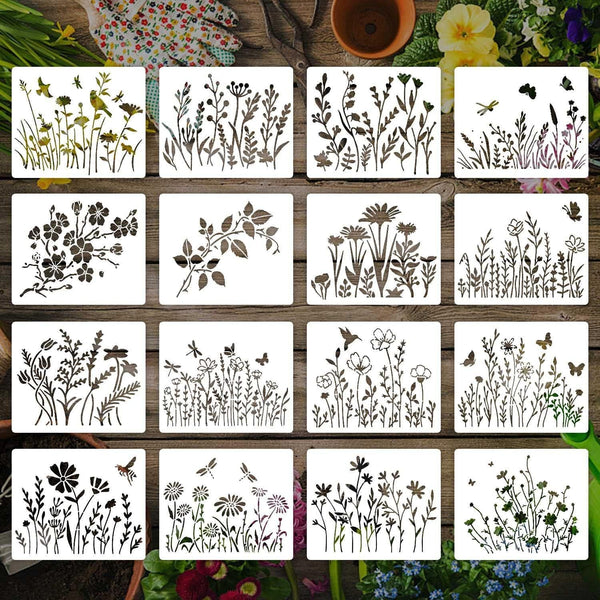 Wildflower Stencils for Painting