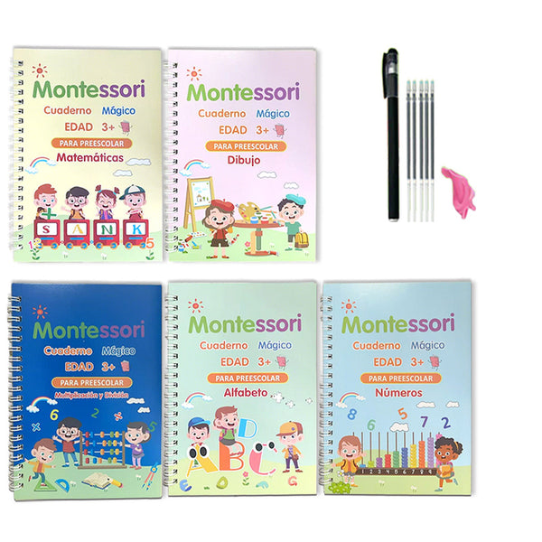 5 Reusable Magic Writing Book