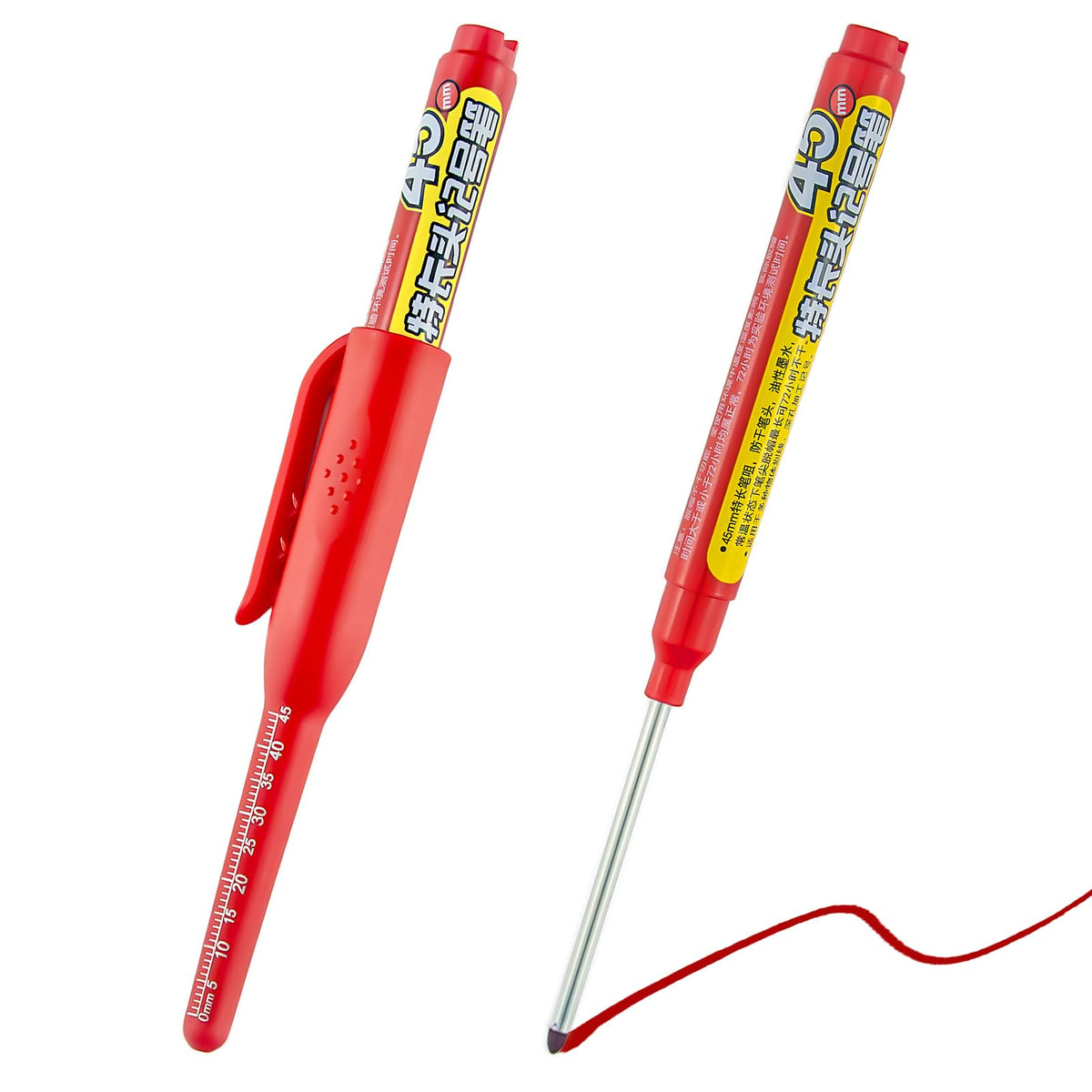 5 Pcs Long Nib Deep Hole Marker Pen
