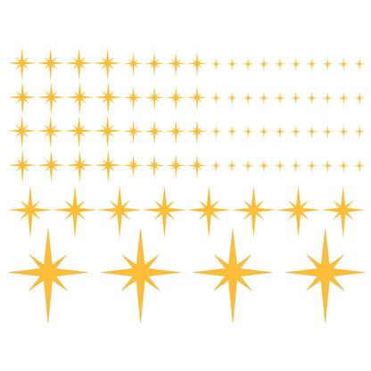 Star 3D Acrylic Decals