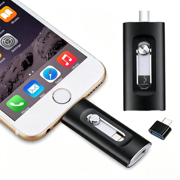 3-in-1 High-Capacity USB Drive