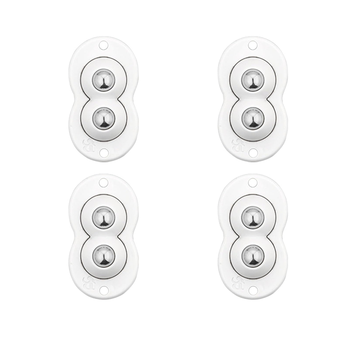 4 Pieces Matching Self-Adhesive Casters Appliance Roller
