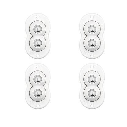 4 Pieces Matching Self-Adhesive Casters Appliance Roller