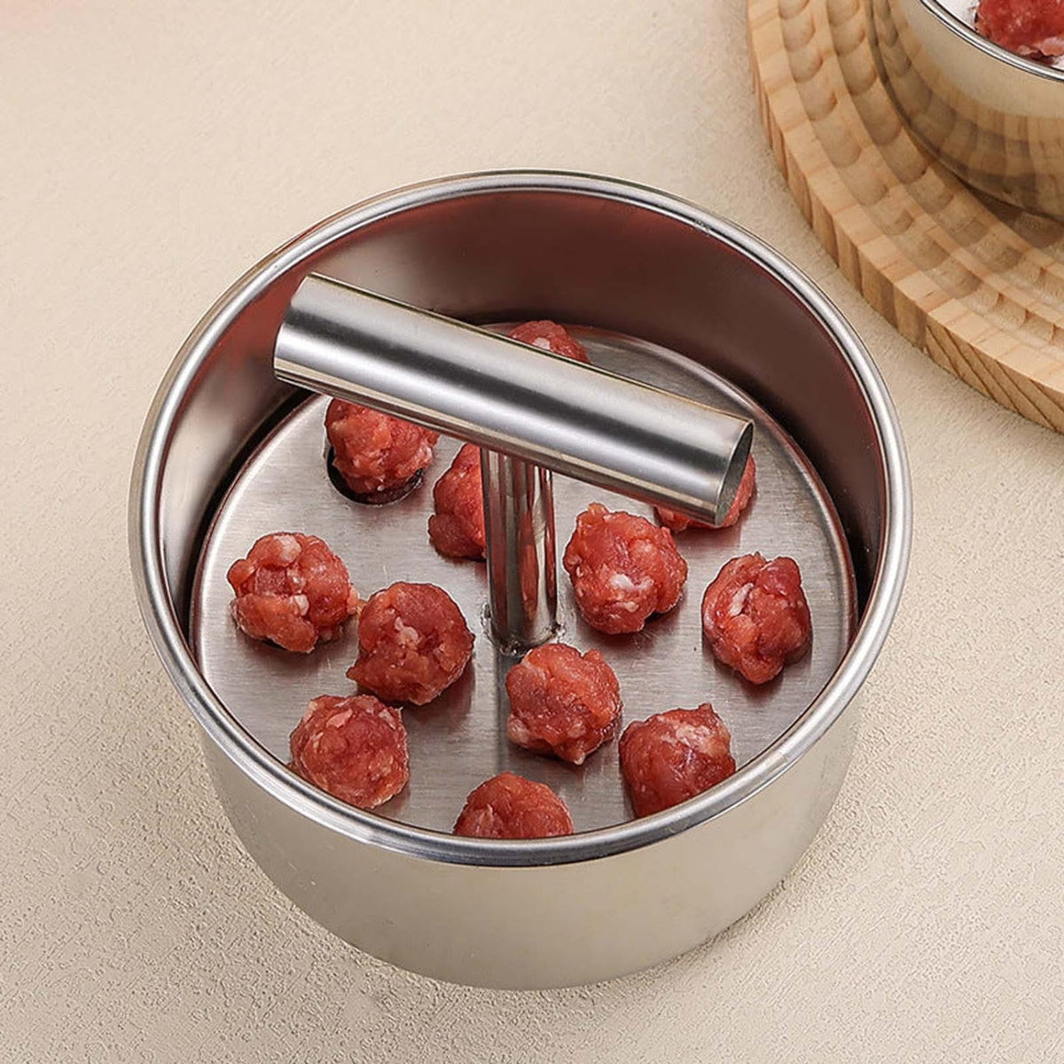 6/12 Balls Stainless Steel Meatball Maker