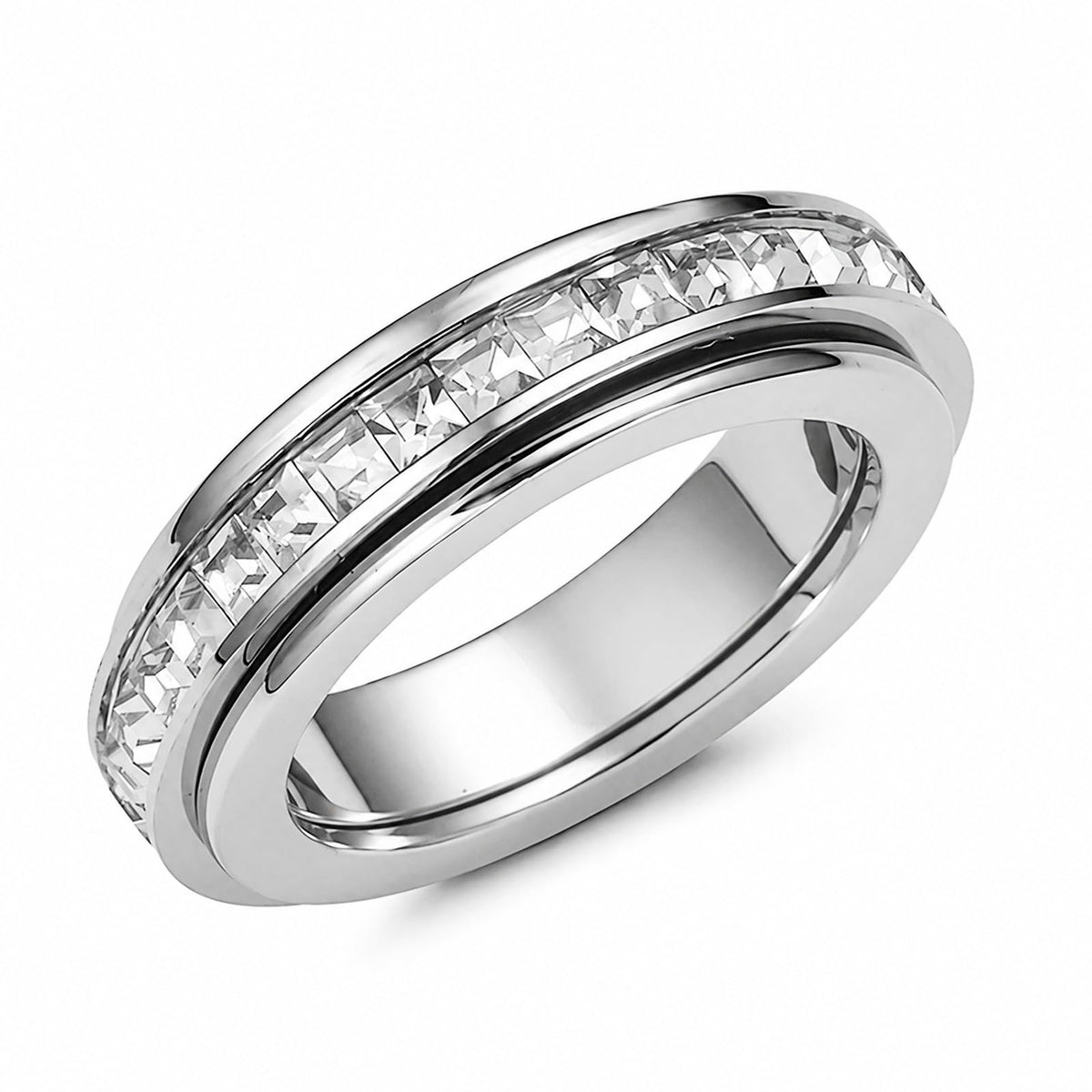 Titanium Fidget Rings for Women Anxiety Relasing