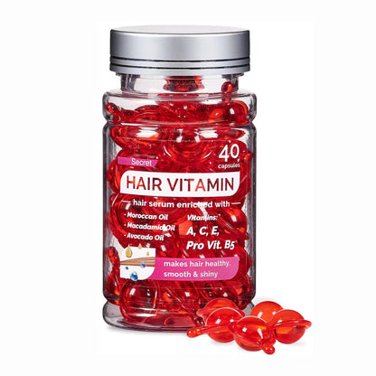 Hair Oil Capsules - Hair Vitamins A, E, & Pro B5