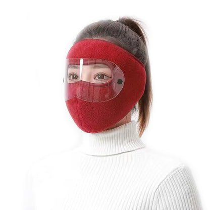 Fleece Thermal Mask with Removable Goggles