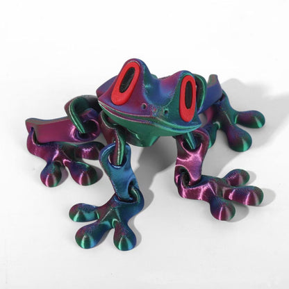 3D Printed Frog Fridge Magnets for Home Office Decoration