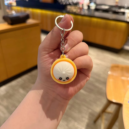 2 Psc Cute Dumpling Keychain