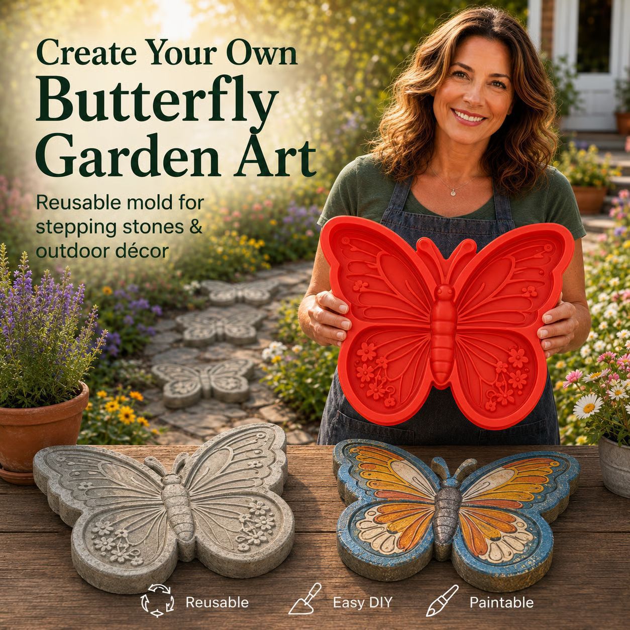 Stepping Stone DIY Mold