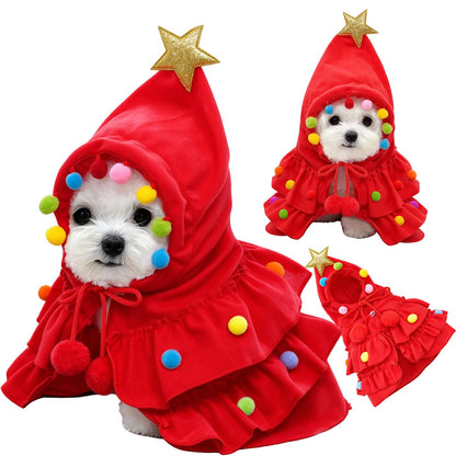Christmas Dog Costume Reindeer Outfit
