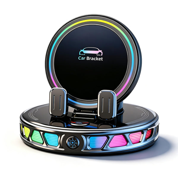 15W MagSafe Car Mount Charger with 7-Color RGB Light