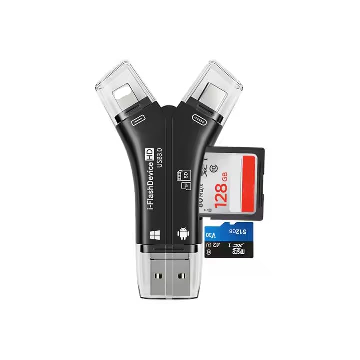 4 in 1 SD Card Reader Reads