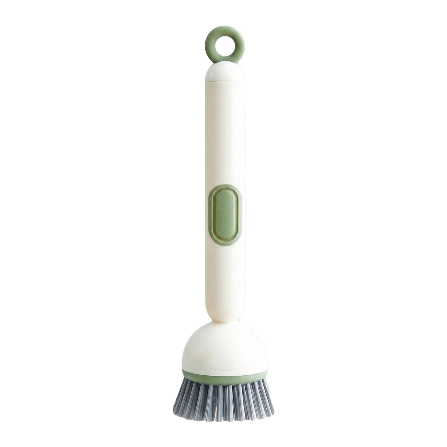 2 Psc Rotating Soap Dispensing Dish Brush Refillable