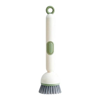 2 Psc Rotating Soap Dispensing Dish Brush Refillable