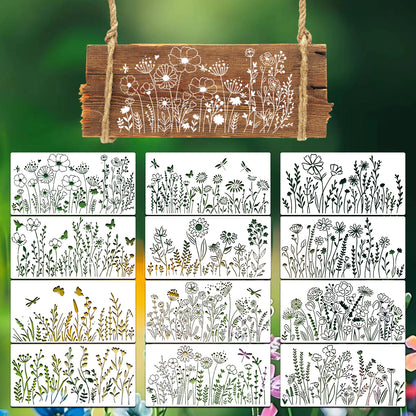 Wildflower Stencils for Painting
