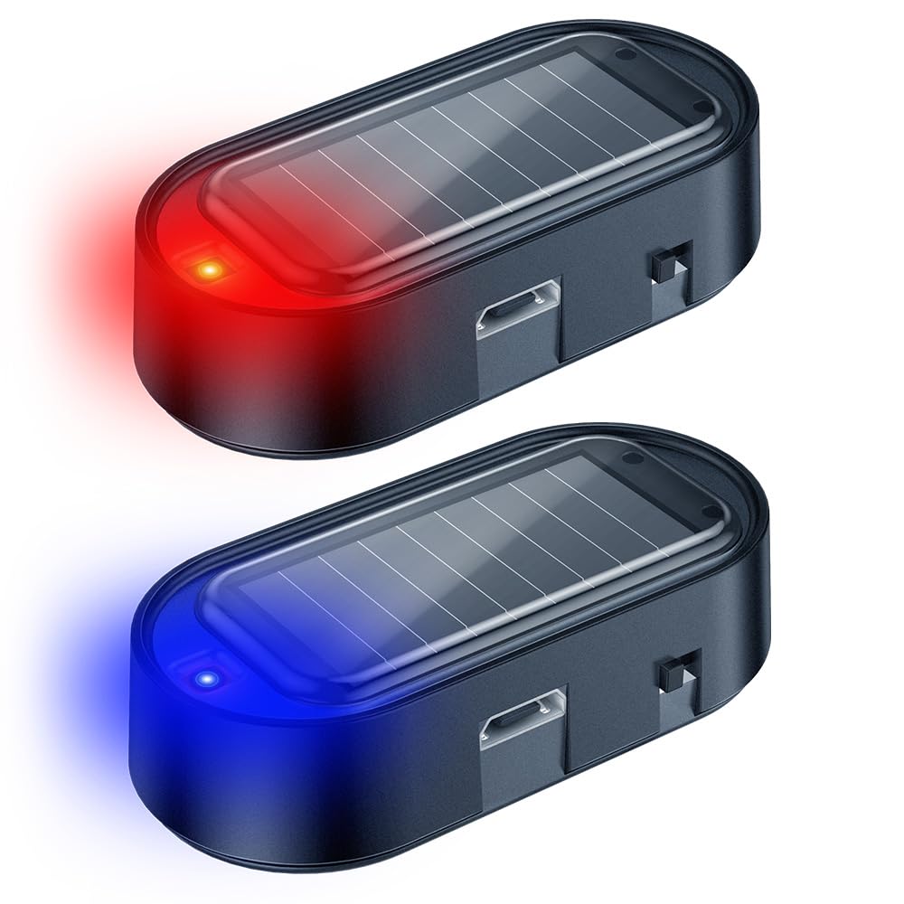 Car Solar Power Simulated Dummy Alarm