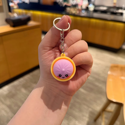 2 Psc Cute Dumpling Keychain