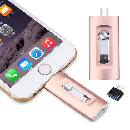 3-in-1 High-Capacity USB Drive