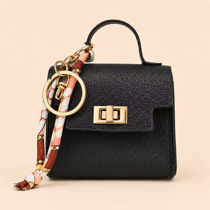 Mini Square Bag Pendant Keychain