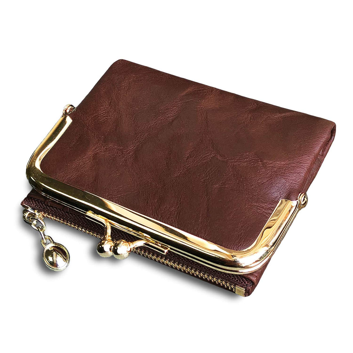 Womens Wallet RFID Small Compact Bifold Leather Vintage Wallet