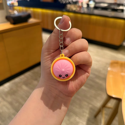 2 Psc Cute Dumpling Keychain