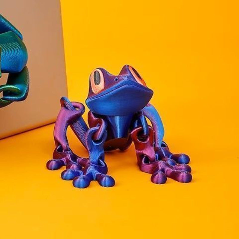 3D Printed Frog Fridge Magnets for Home Office Decoration