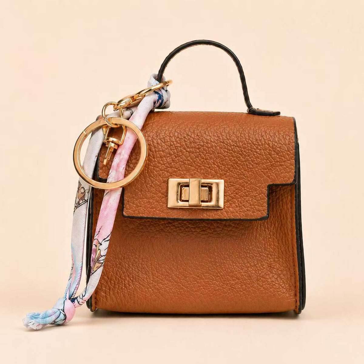 Mini Square Bag Pendant Keychain