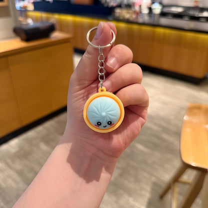2 Psc Cute Dumpling Keychain