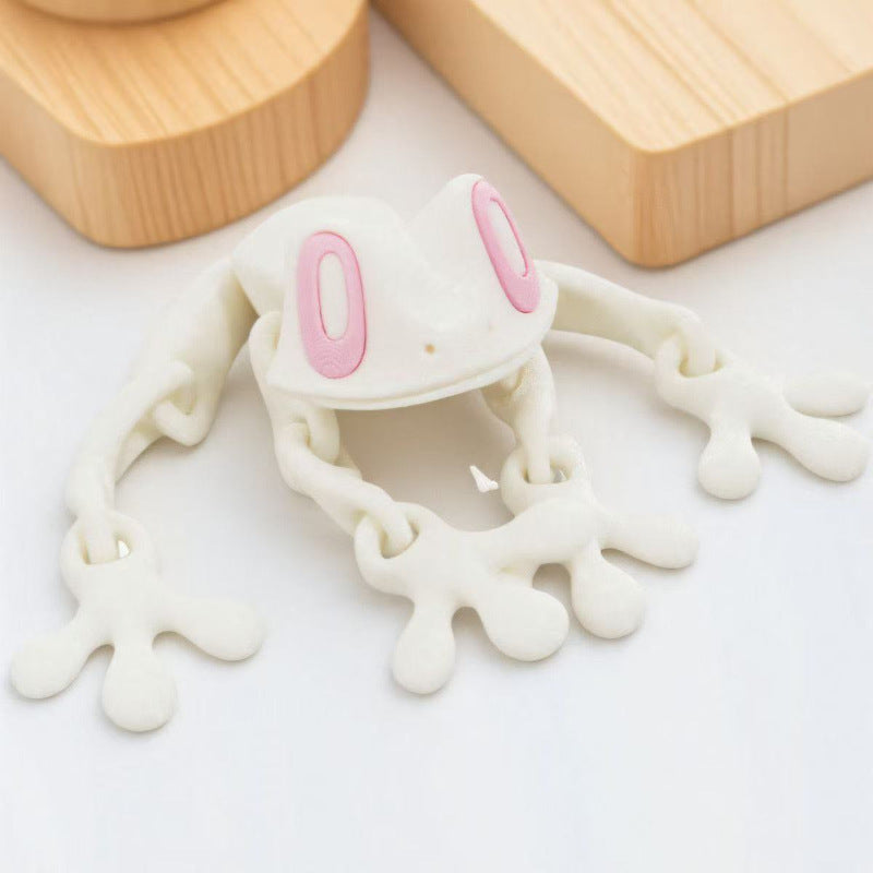 3D Printed Frog Fridge Magnets for Home Office Decoration