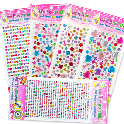 Acrylic Gems DIY Craft Decorative Diamond Small Stickers
