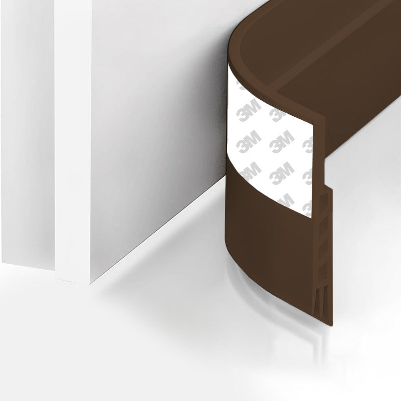 2 Pcs Silicone Weather Stripping Door Bottom