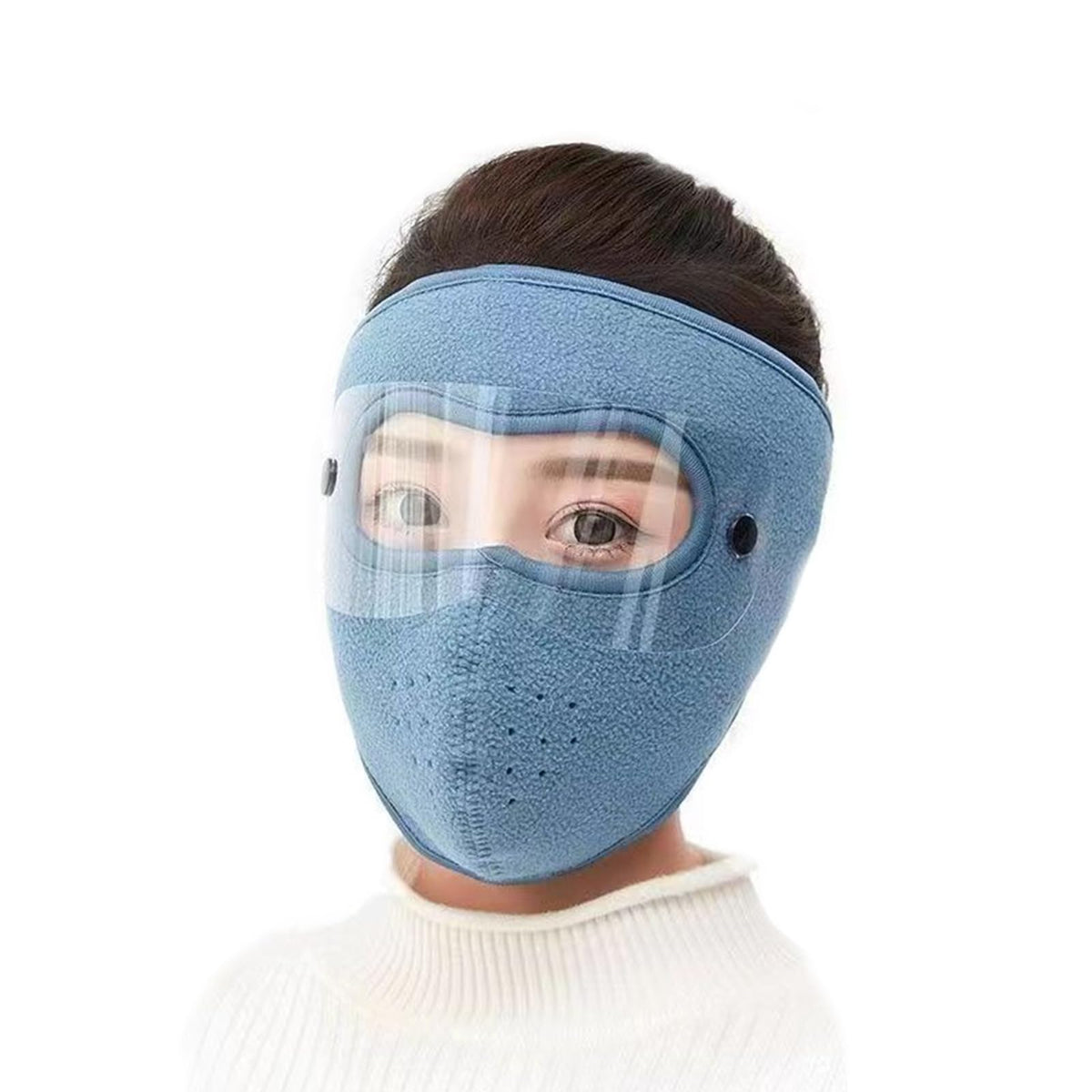 Fleece Thermal Mask with Removable Goggles