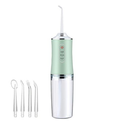 Electric Water Flosser Cordless for Teeth 3 Modes 4 Jet Tips Flossing
