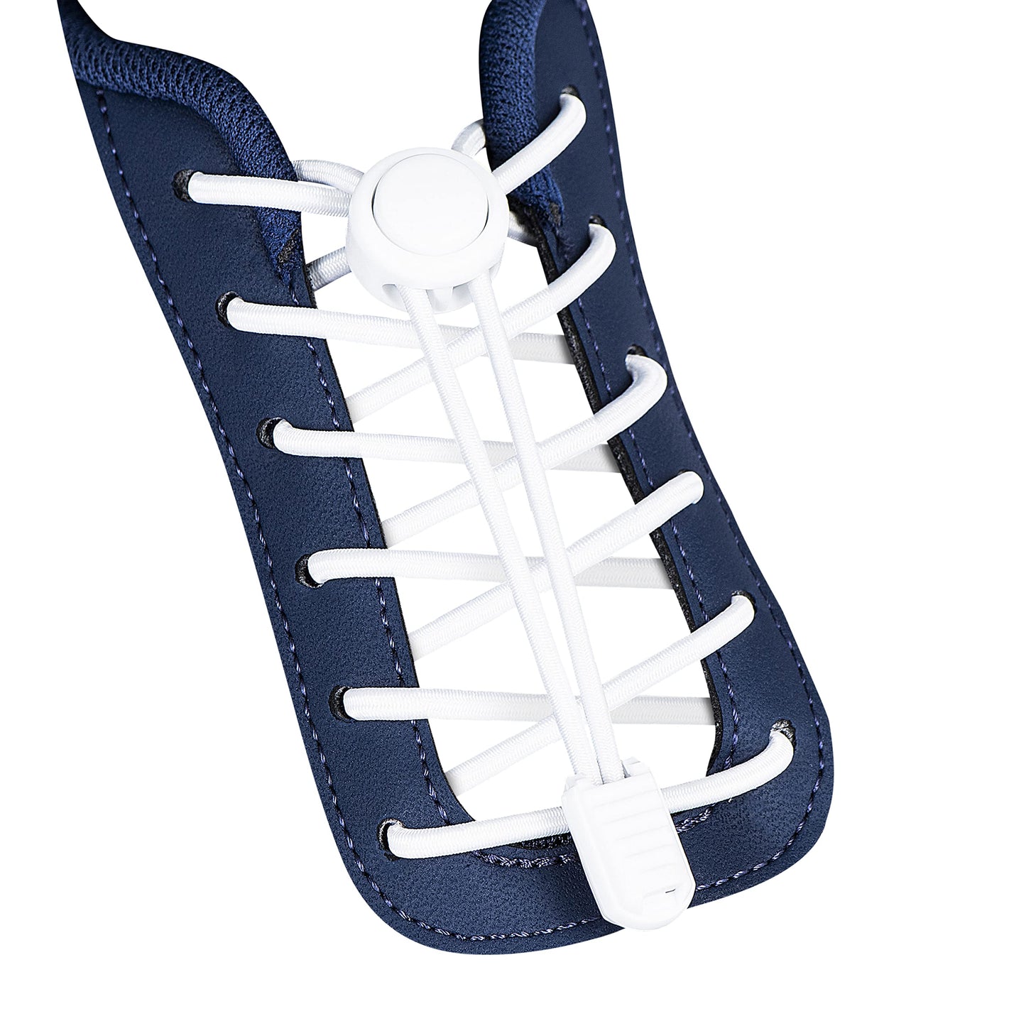 Bread Tie-Free Round Shoelaces with Clips