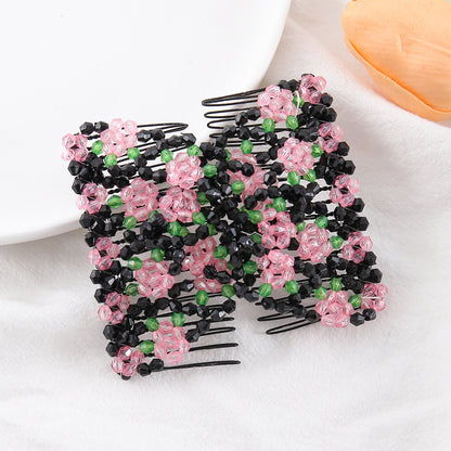 Magic Easy Combs Stretchable Double Hair Comb Clips