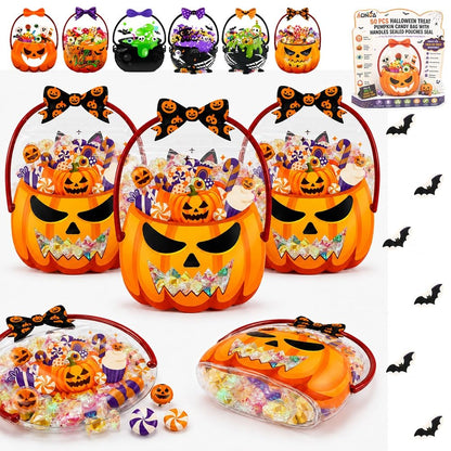 24 PCS Halloween Resealable Treat Candy Bags