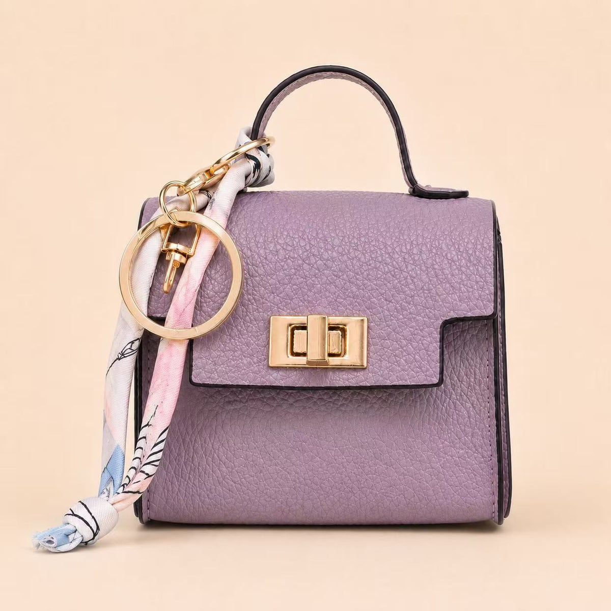 Mini Square Bag Pendant Keychain