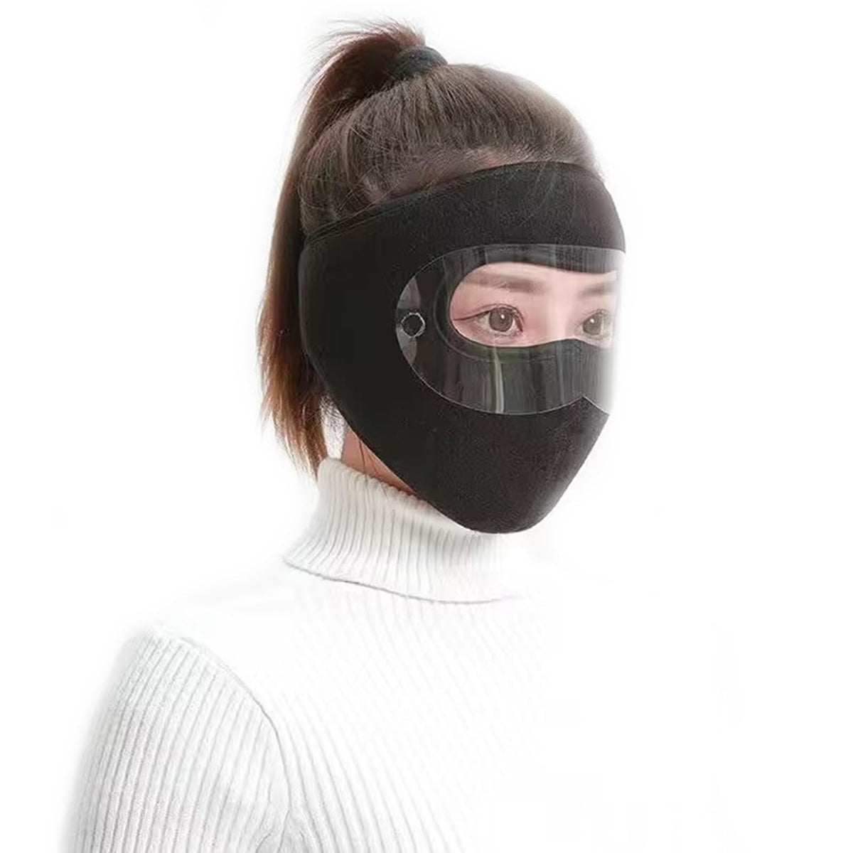 Fleece Thermal Mask with Removable Goggles