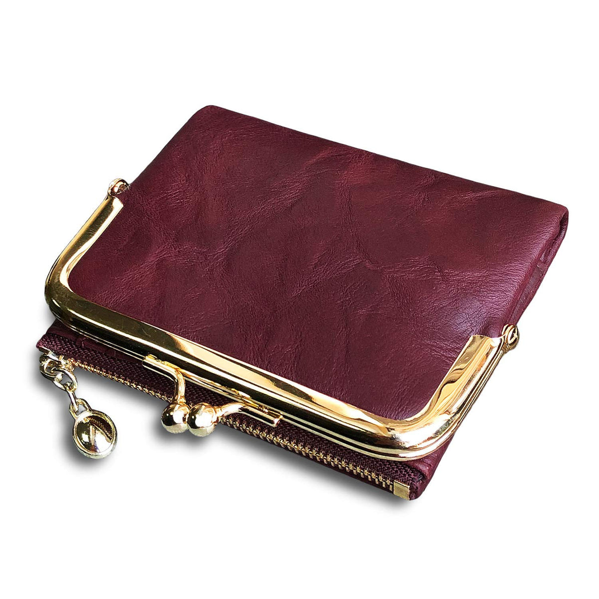 Womens Wallet RFID Small Compact Bifold Leather Vintage Wallet