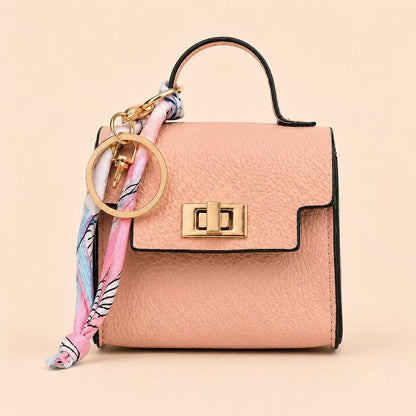 Mini Square Bag Pendant Keychain