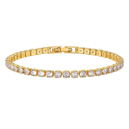 Plated Colorful Tennis Bracelets for Women