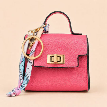 Mini Square Bag Pendant Keychain