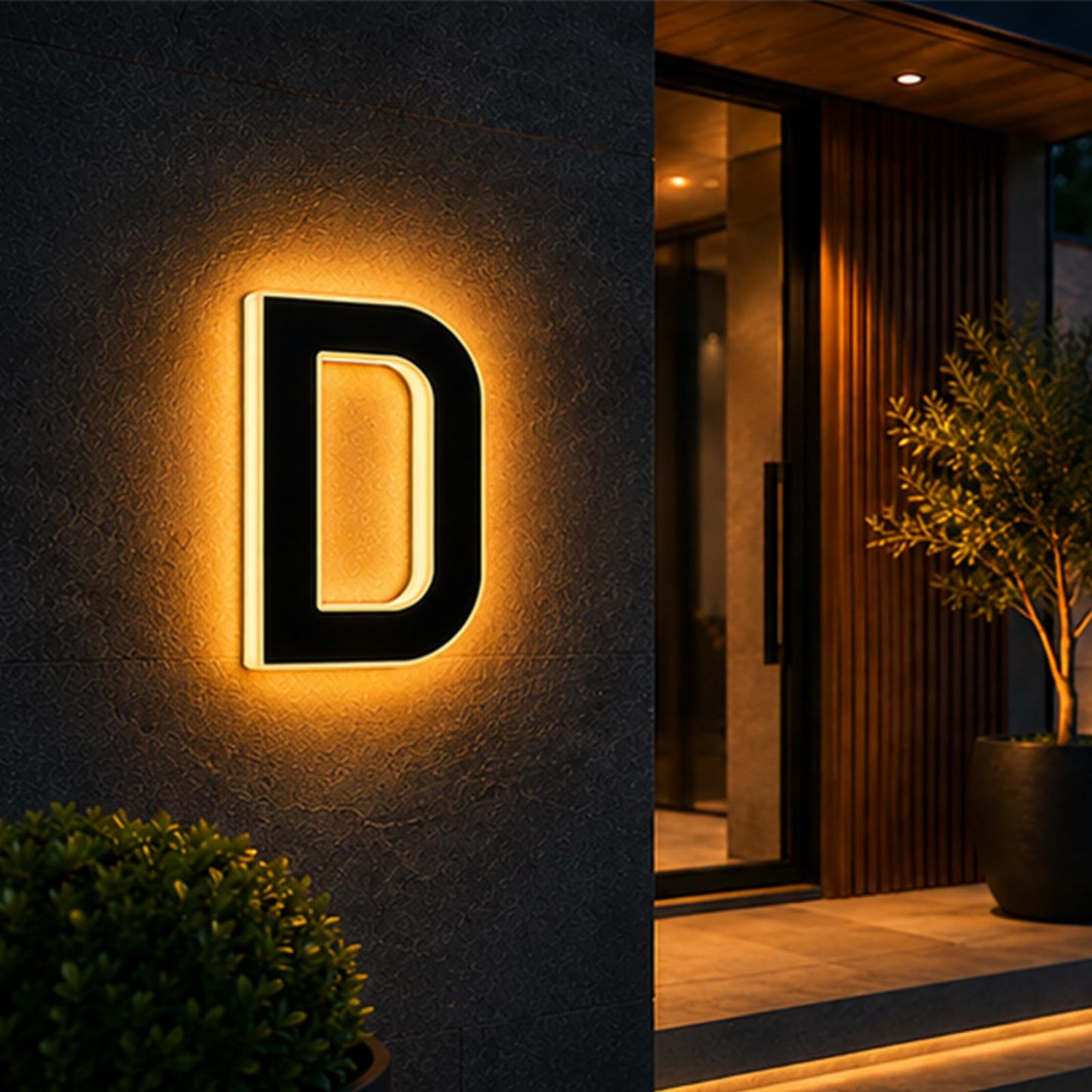 Solar House Numbers For Outside