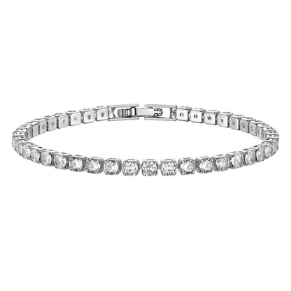 Plated Colorful Tennis Bracelets for Women
